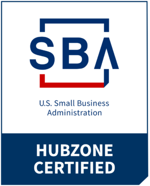 U.S. Small Business Administration (SBA) Historically Underutilized Business Zone (HUBZone) certified